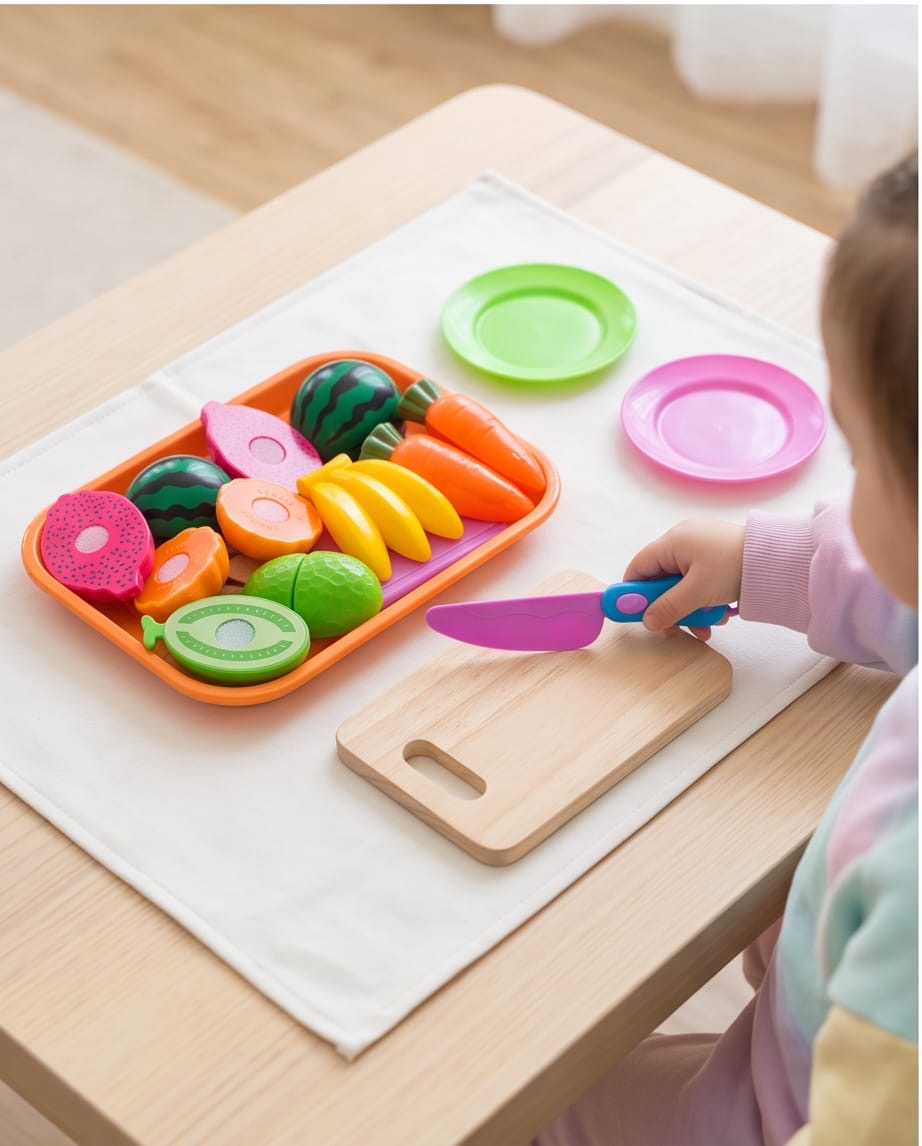 Play food cutting set