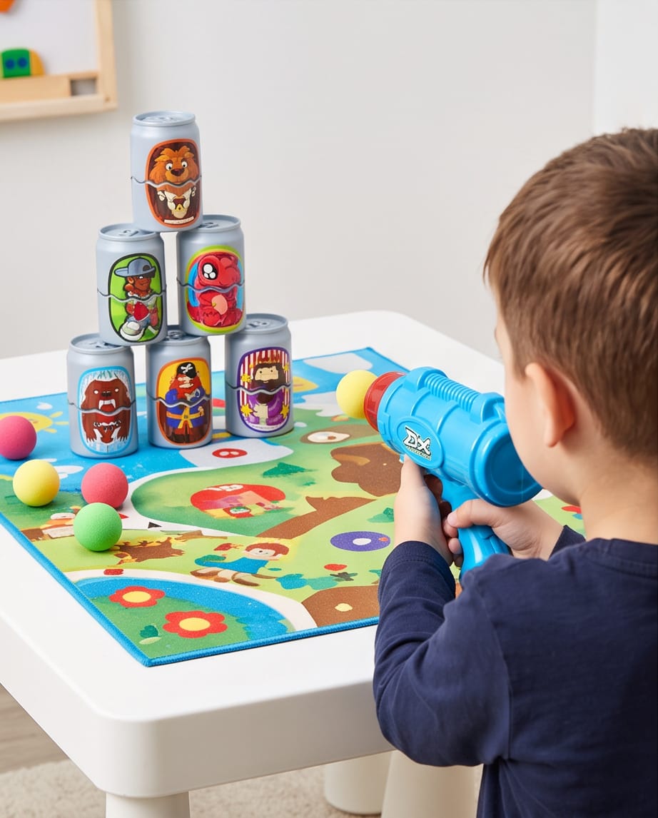 Super shooter foam ball launcher set