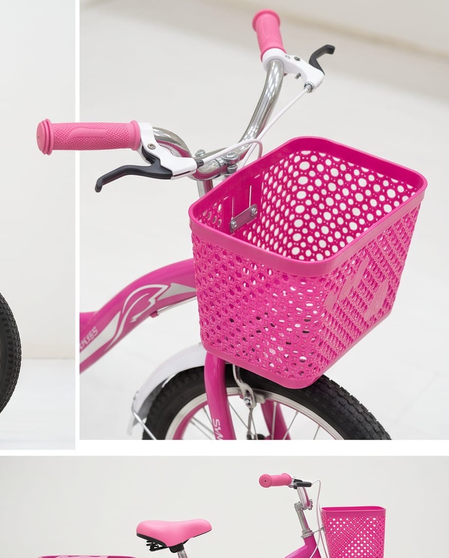 Hot pink bicycle