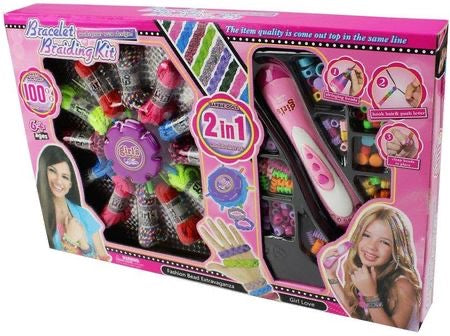 Bracelet braiding kit