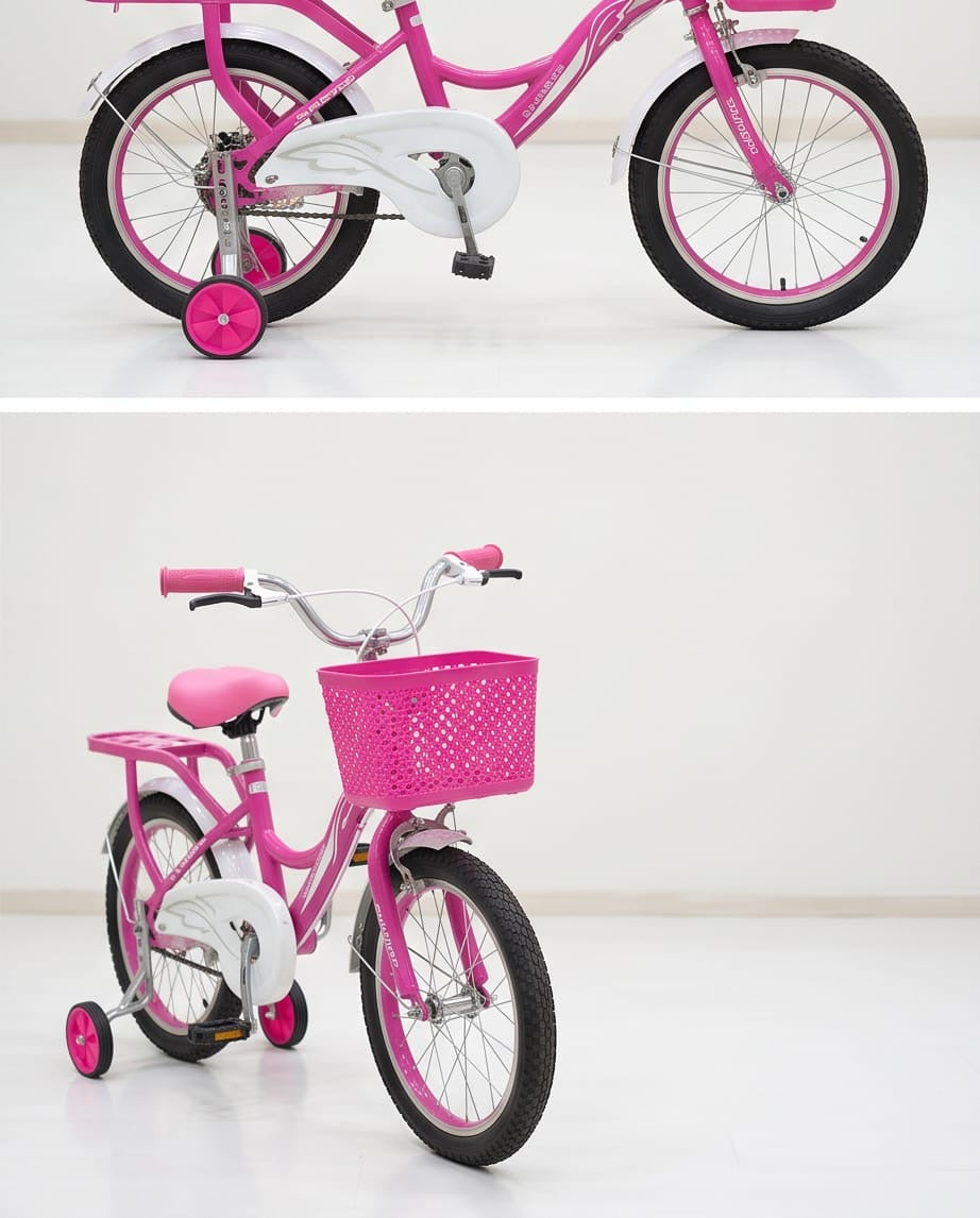 Hot pink bicycle