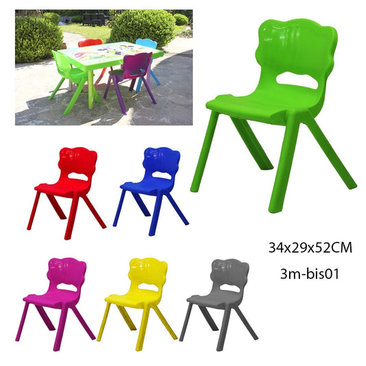 Plastic Colorful Chairs