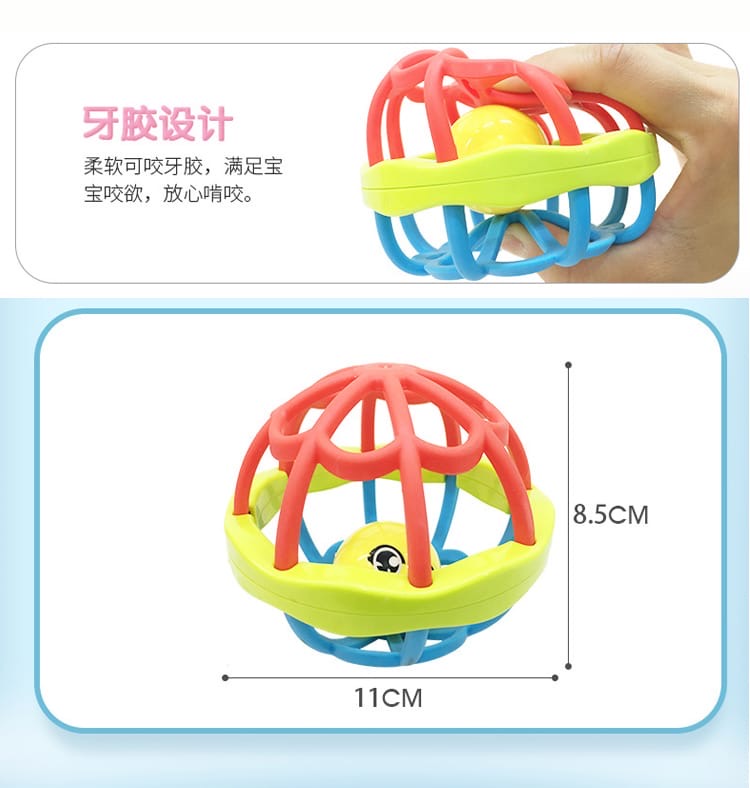 Baby rattle sensory ball