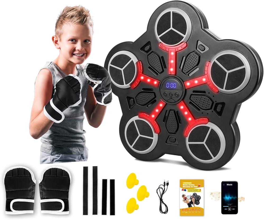 Electronic boxing target wall trainer