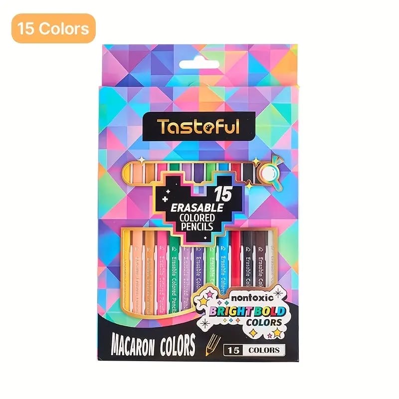 Tasteful macaron erasable colored pencil