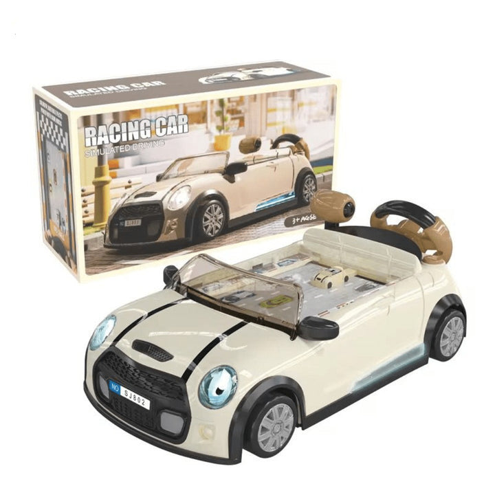 Simulated driving racing car console