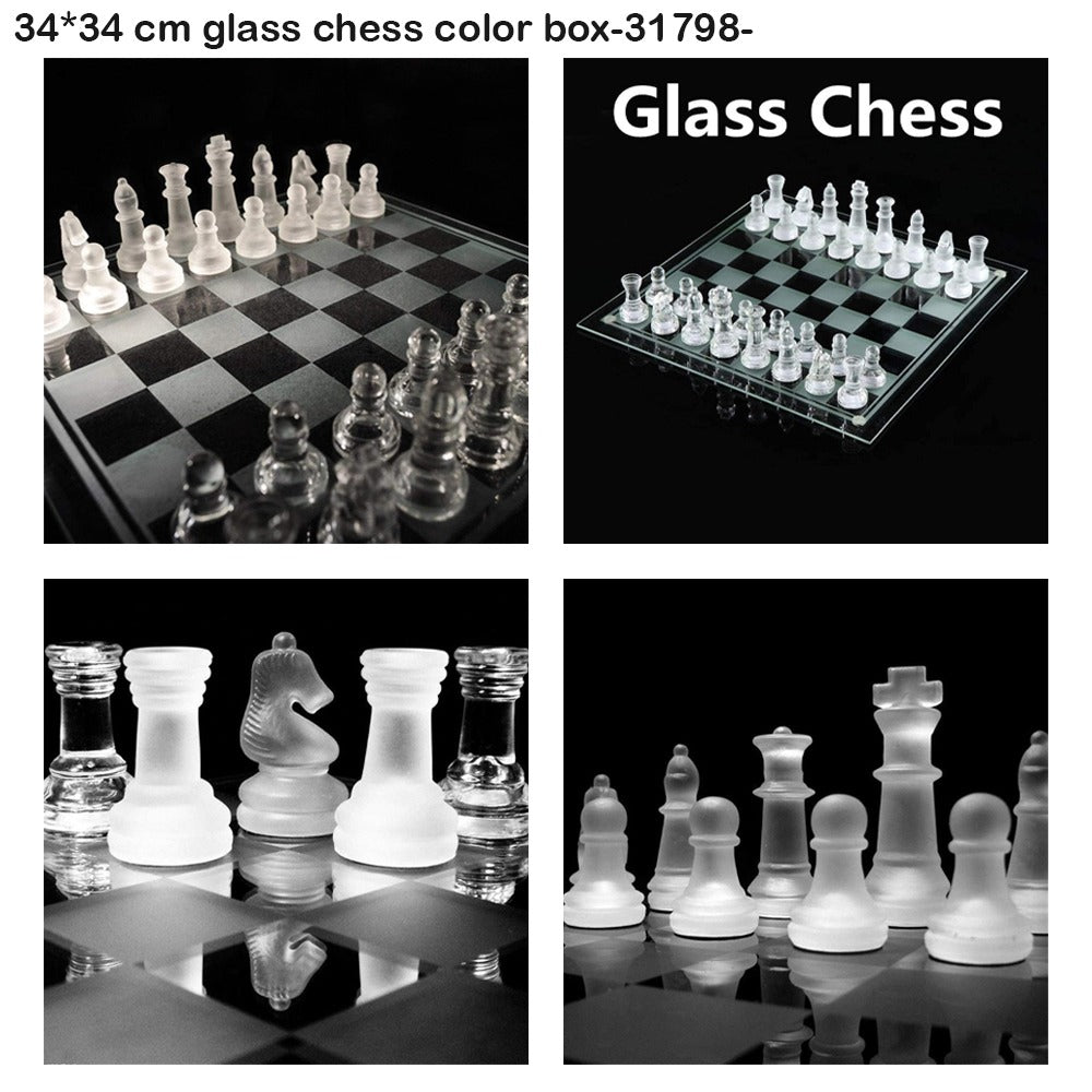 Glass Chess Set