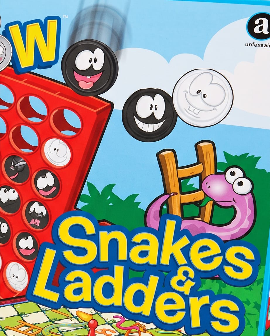 2in1 game set (4in row +snakes and ladders )