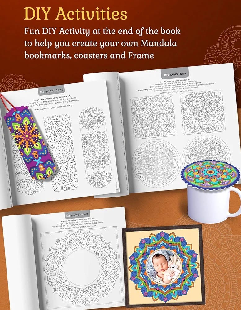 Mandala coloring book