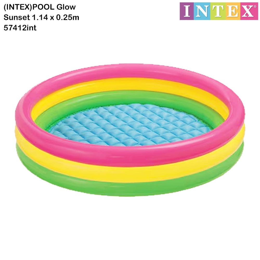Circular inflatable pool