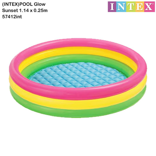Circular inflatable pool