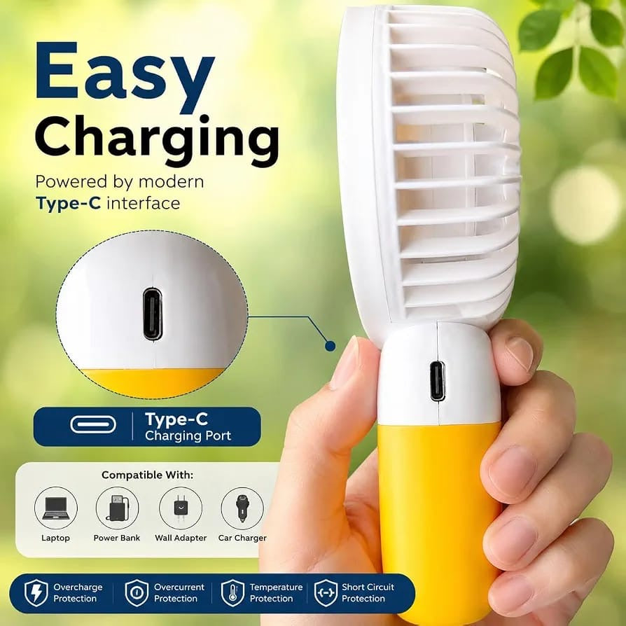 Pineapple mini handle fan