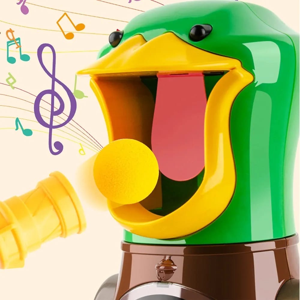 Duck and gun