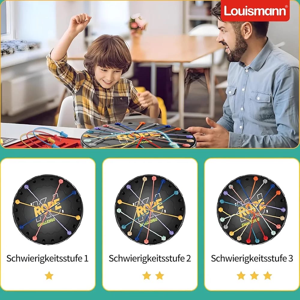 Rope untangling brettspiel