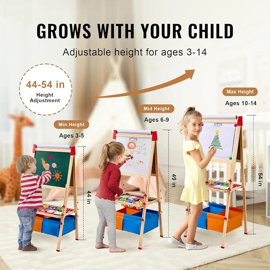 Adjustable kids art set
