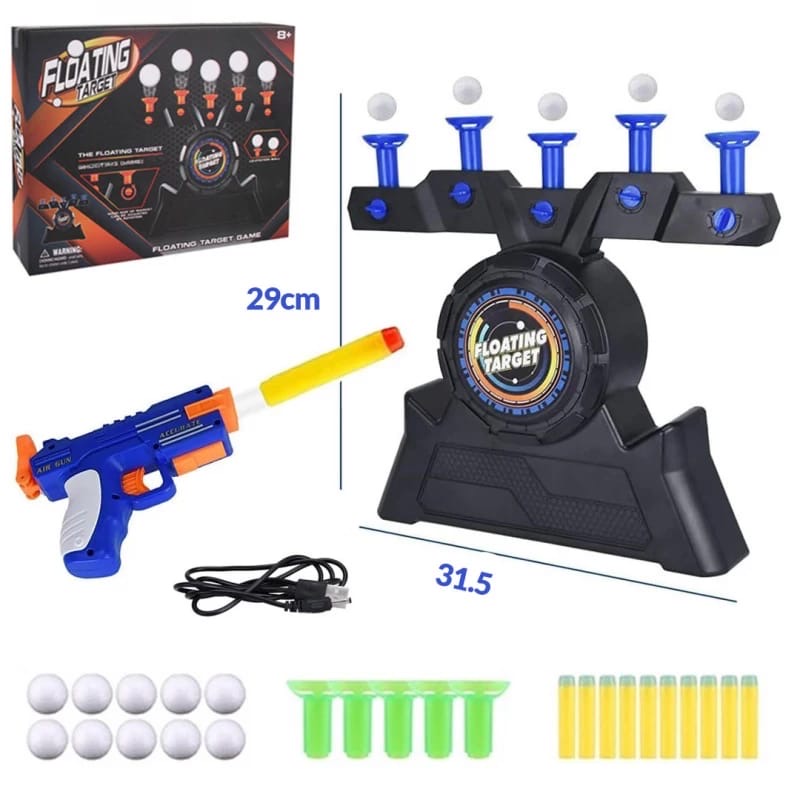 Floating target shooting game set