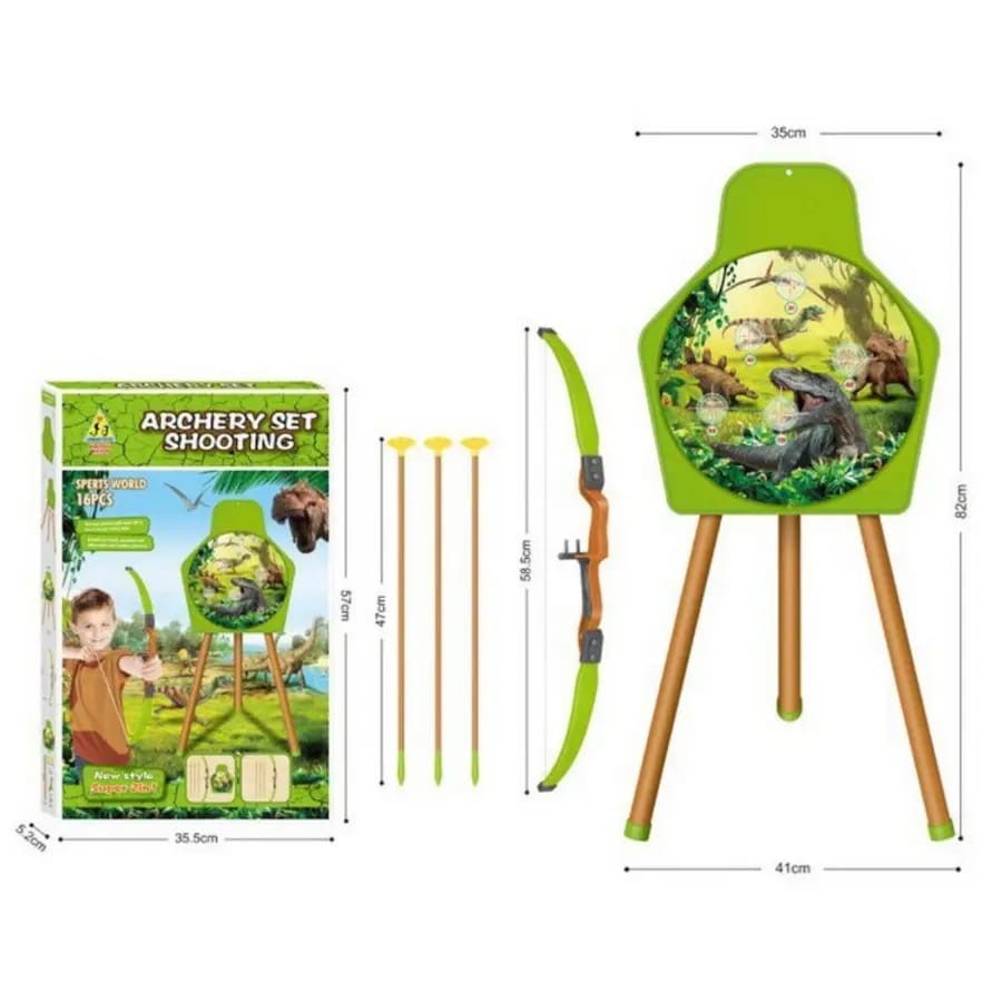 Archery set shooting