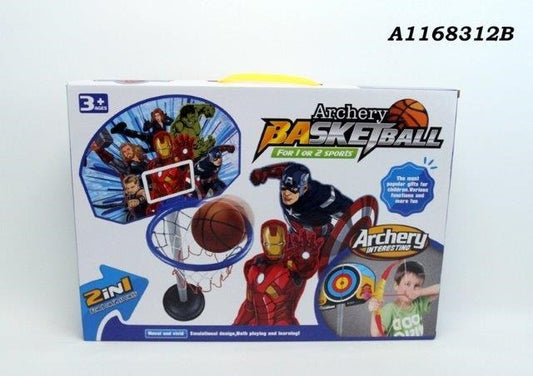 2 in 1 Archery Basketball Avengers Kit