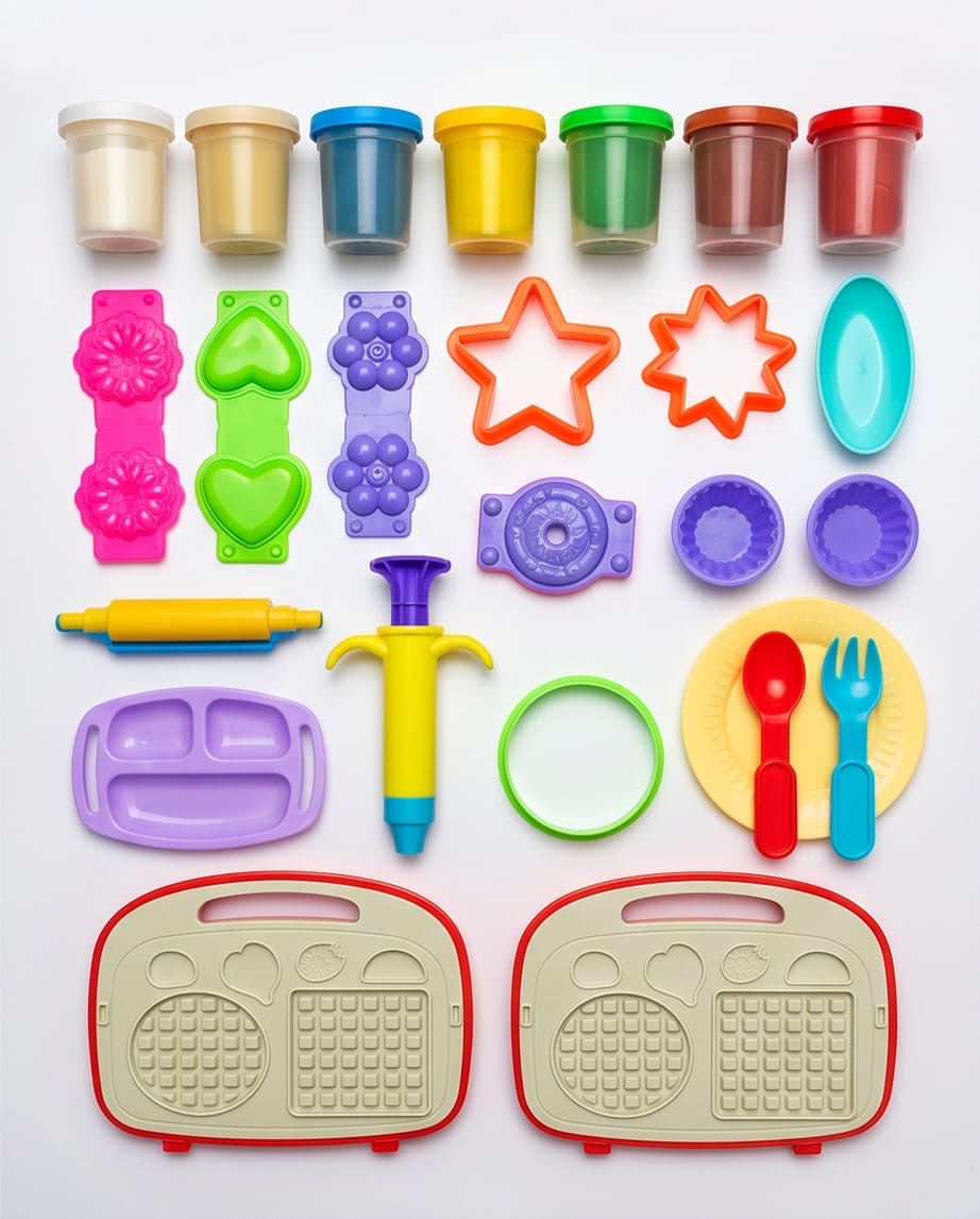 Play dough baking tools &accessory kit
