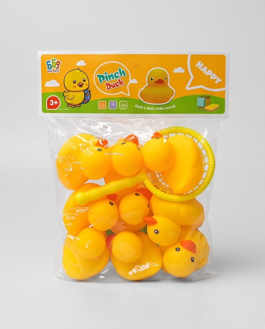 Pinch duck bath toy