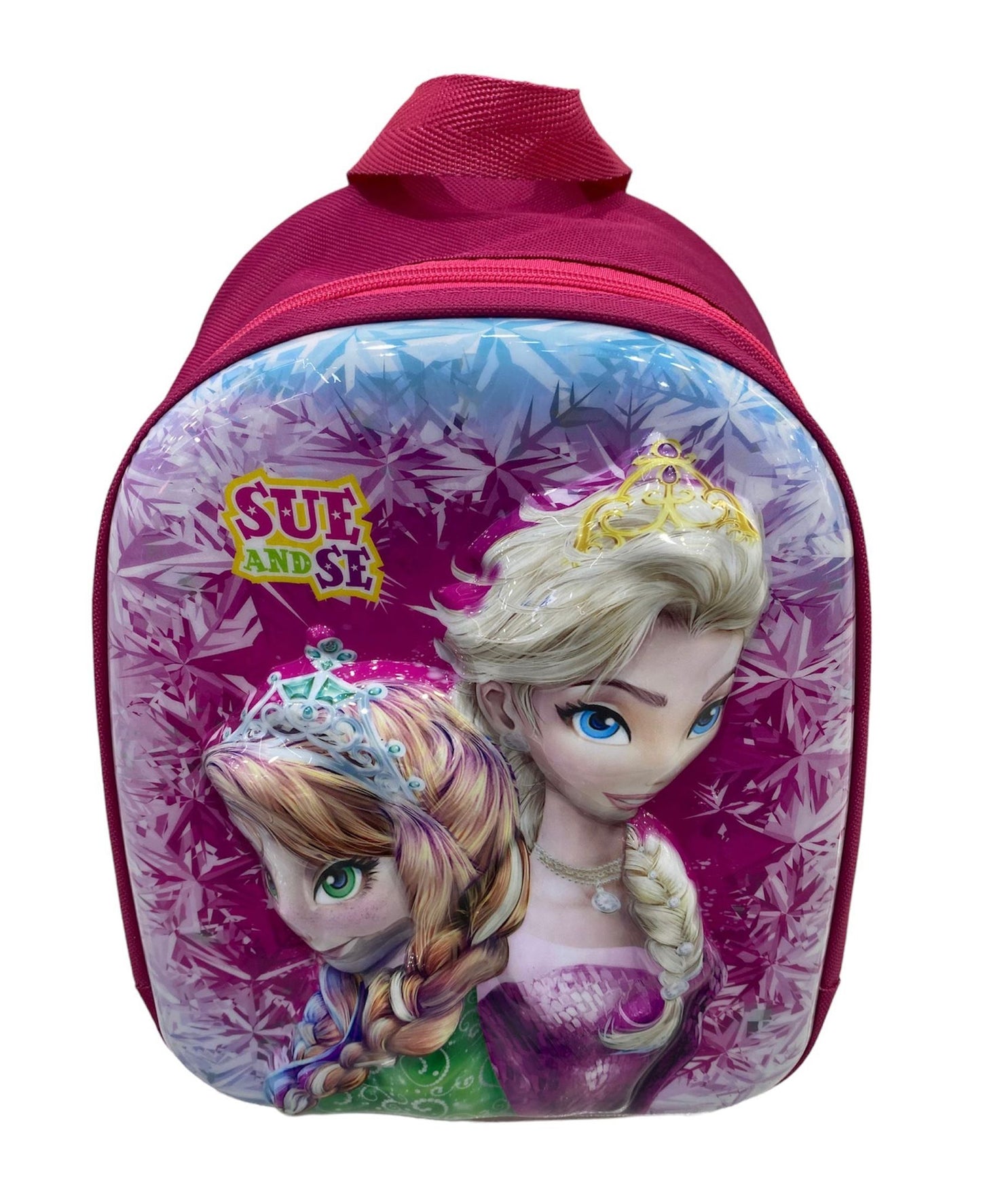 Pink Frozen Kids 3D Bag