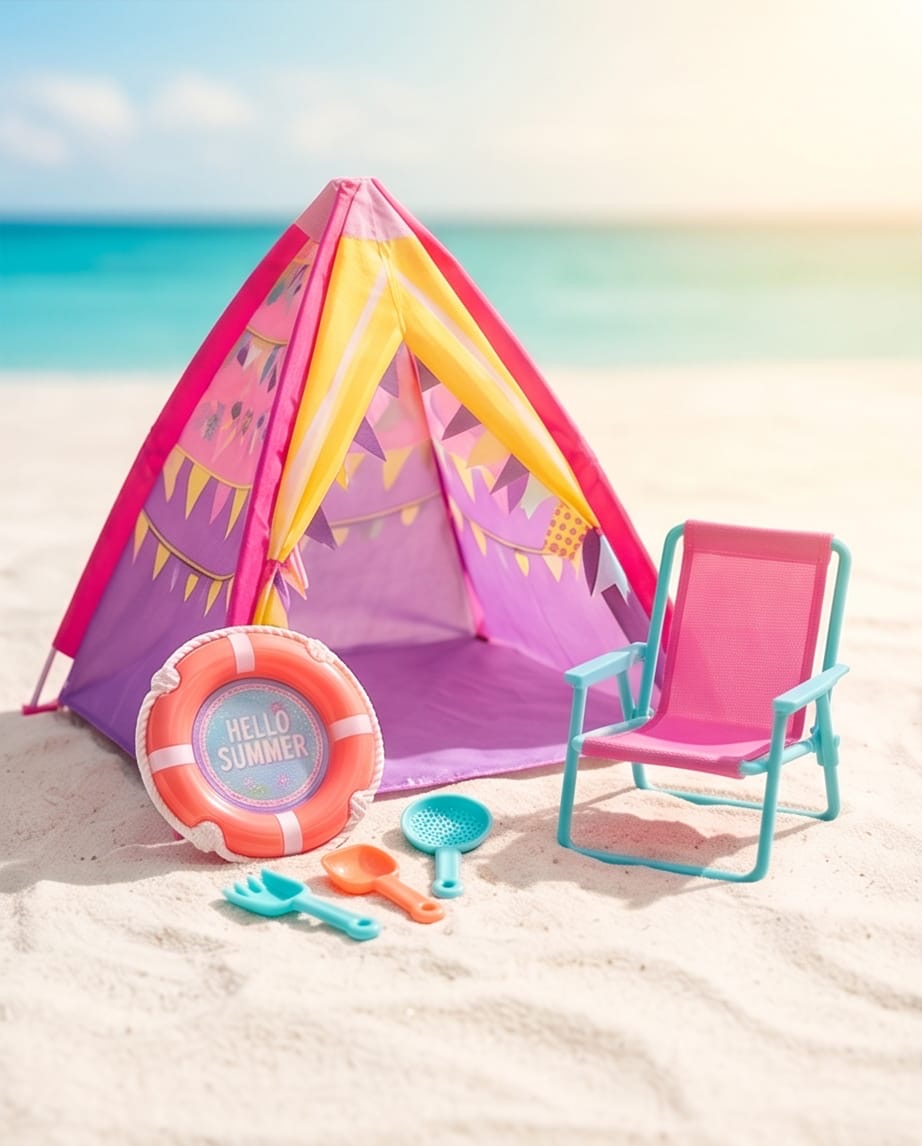 Barbie beach vacation set