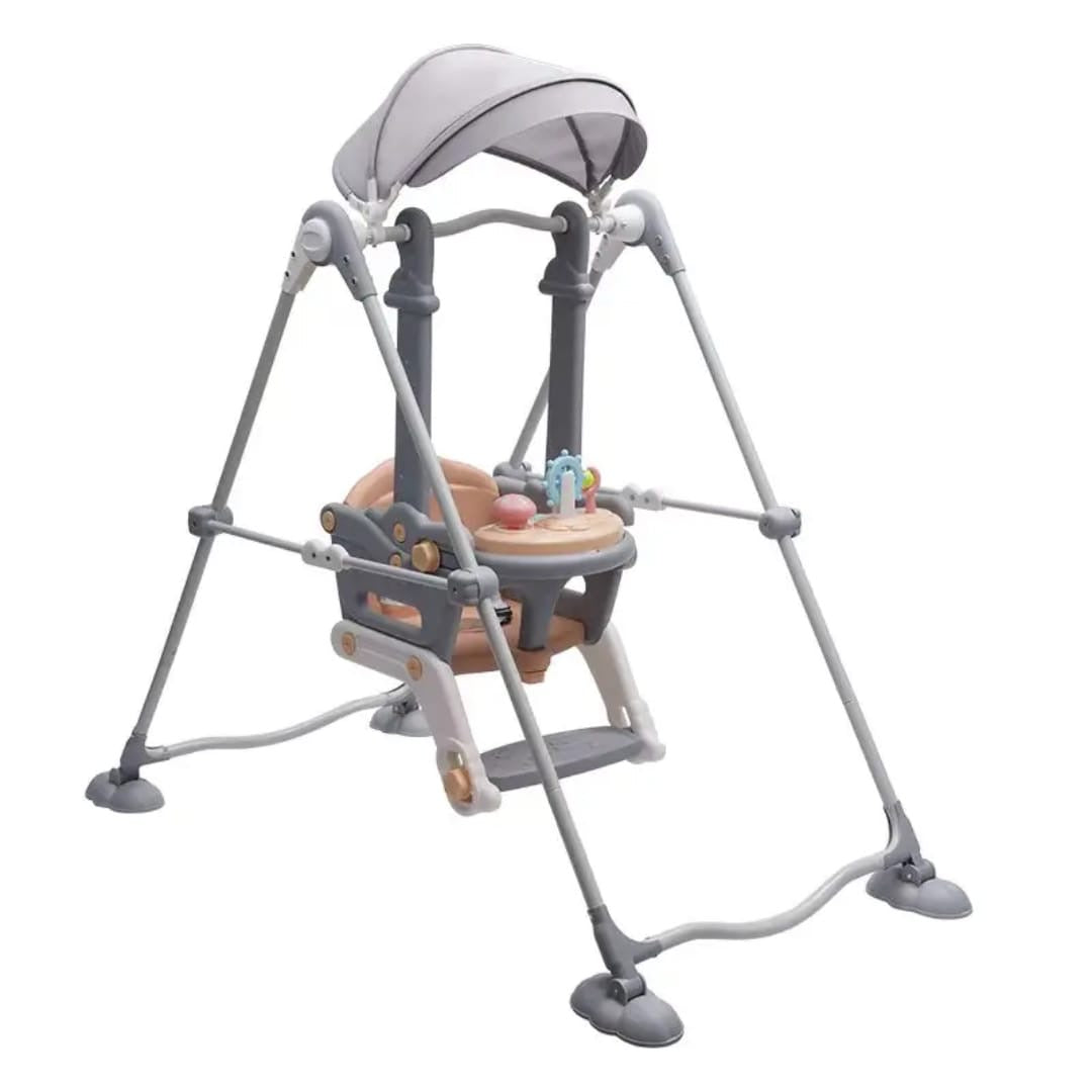 Baby soothing swing chair with canopy