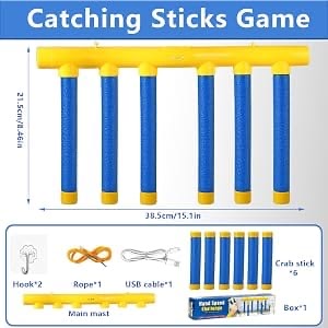 Falling sticks reflex & reaction game