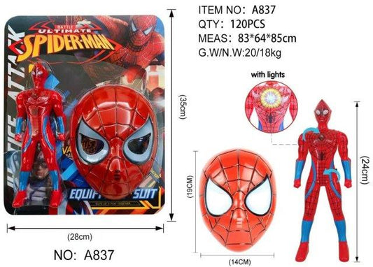 Spiderman Plastic Mask Set