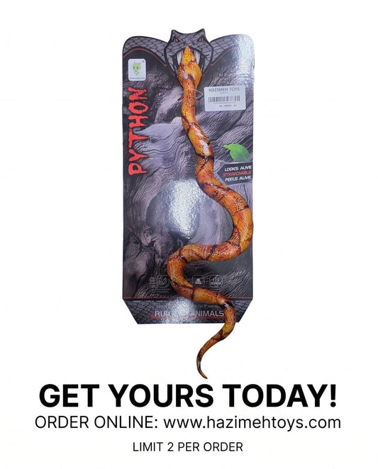 Realistic toy snake