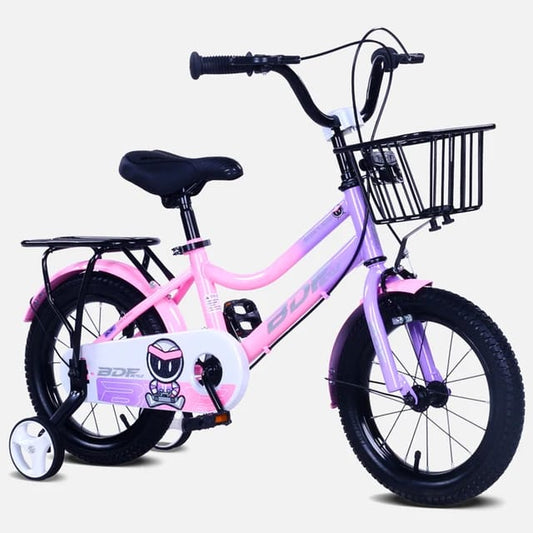 Fun Colorful Bicycle with Basket for girls