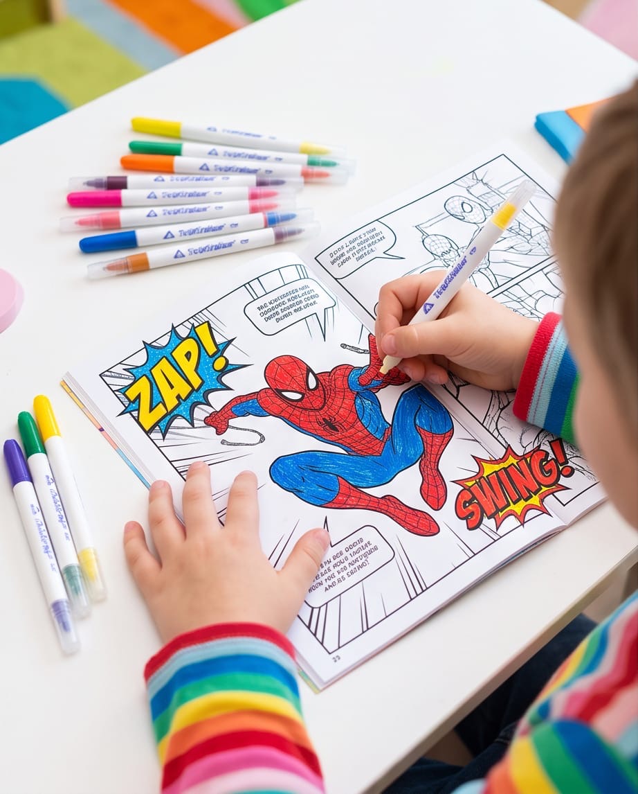 Character coloring book set