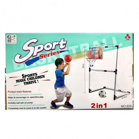 Sport Series Indoor Basketball and Football 2 in 1