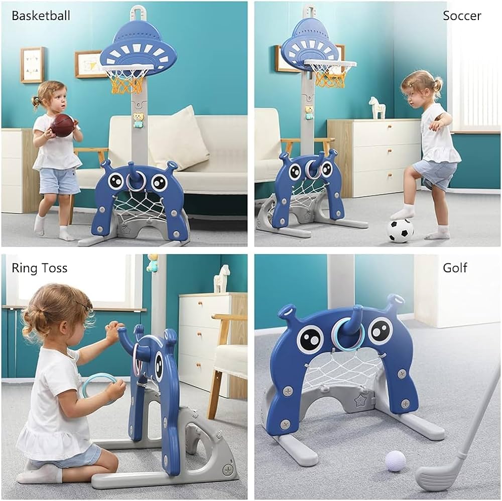 5in1 toddlers basketball hoop