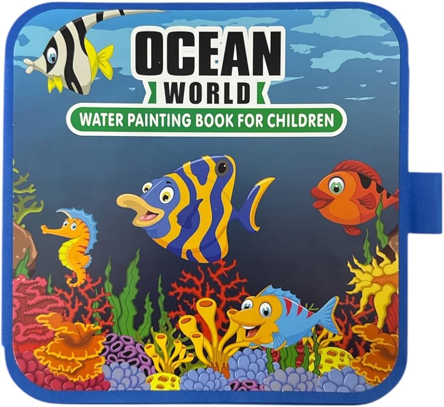 Water painting book for children