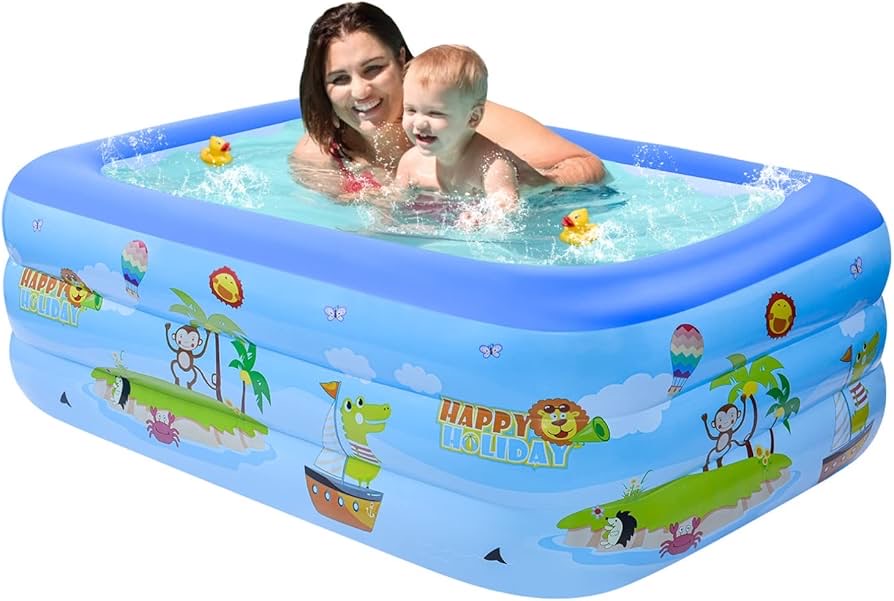 Family rectangular pool
