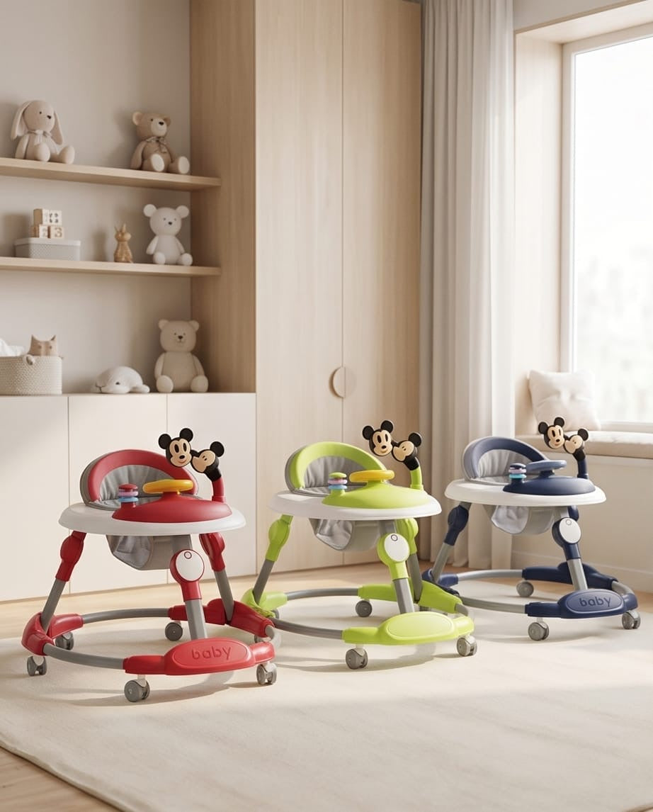 Mickey mouse themed baby walker