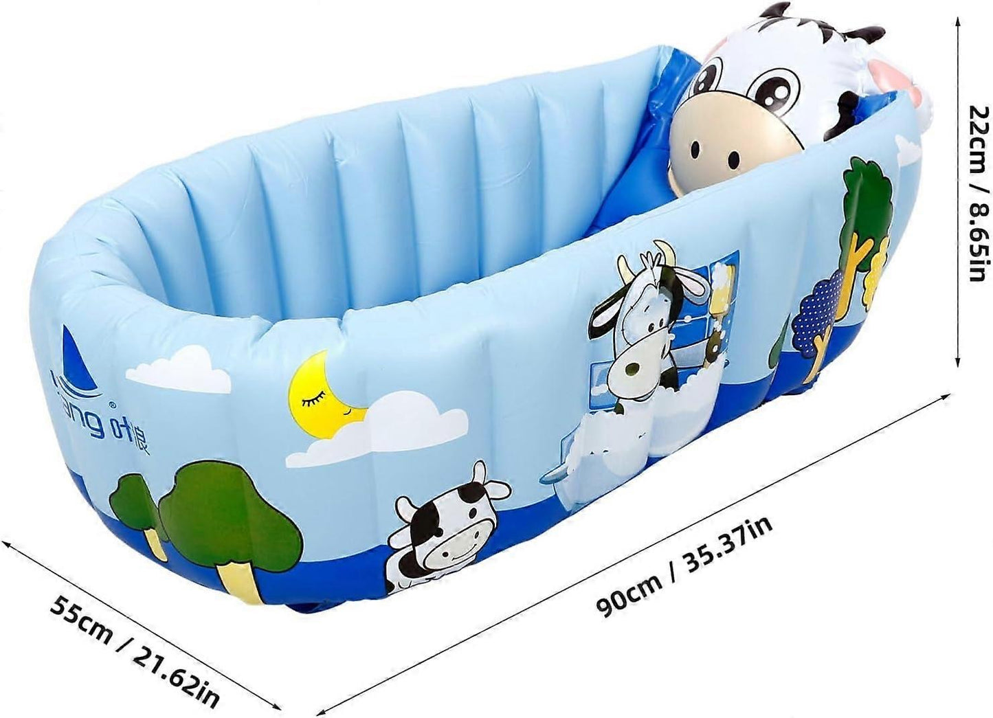 Inflatable baby bath