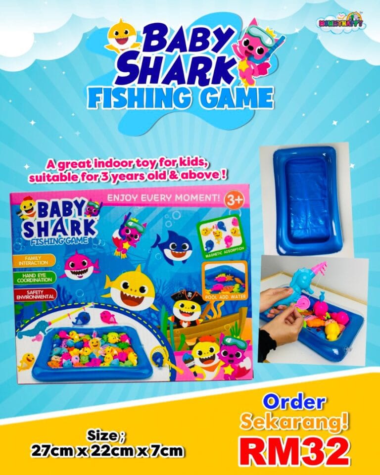 Baby shark fishing game