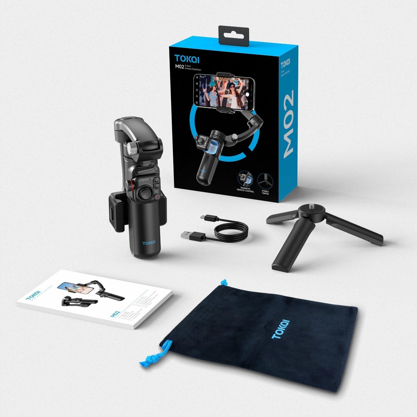 Cell Phone Selfie Tripod with Detachable Remote for iPhone Android Smartphone
