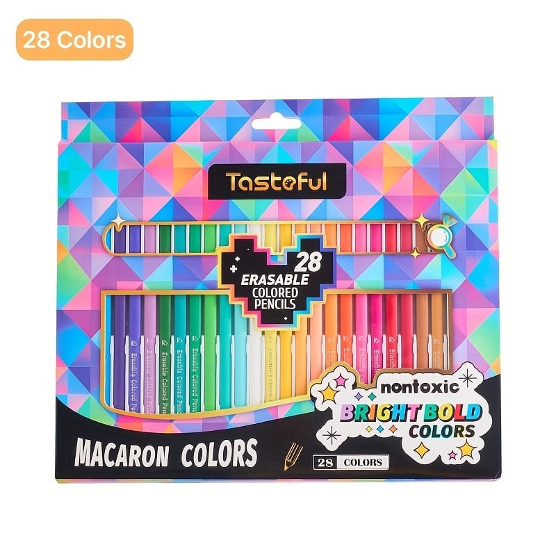 Tasteful macaron erasable colored pencil