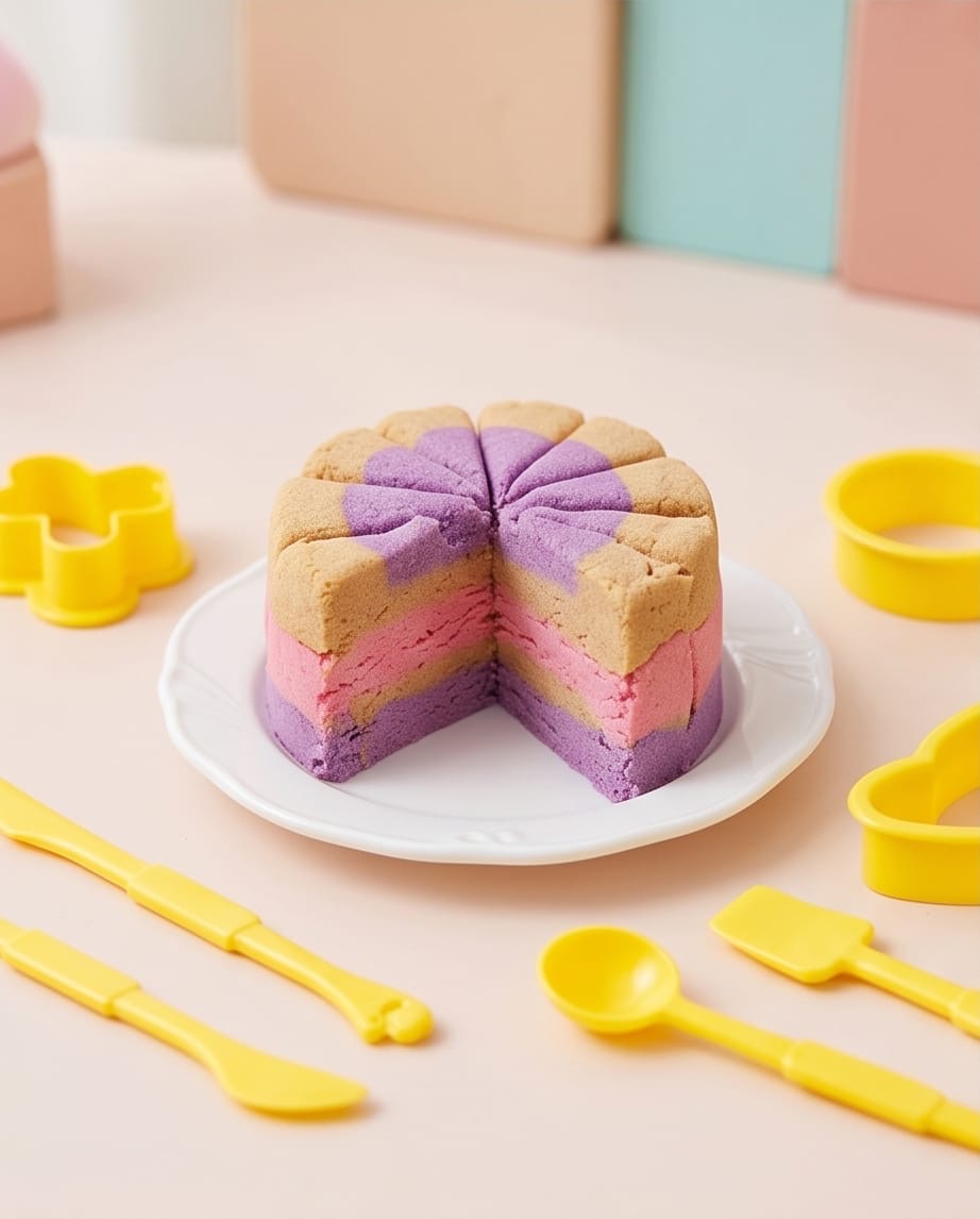 Cotton sand ice cream set