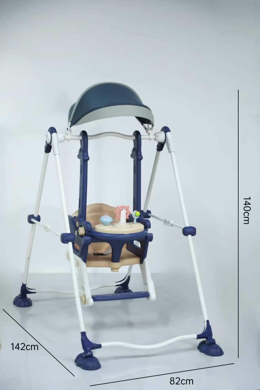 Baby soothing swing chair with canopy