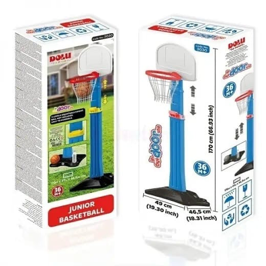 Dolu adjustable kids basketball stand