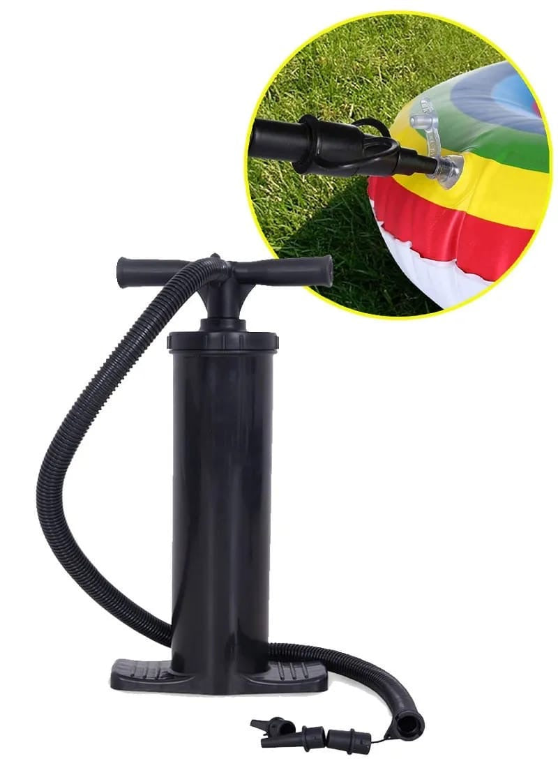 Double action hand pump