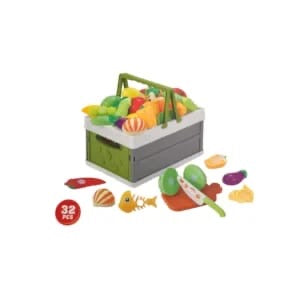 Basket shopping and cutting food set