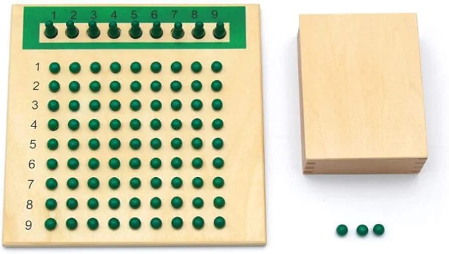 Montessori Wooden Math Peg Boards