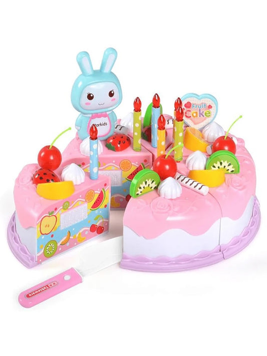 Kids' Pretend Play 37pcs Birthday Cake Set