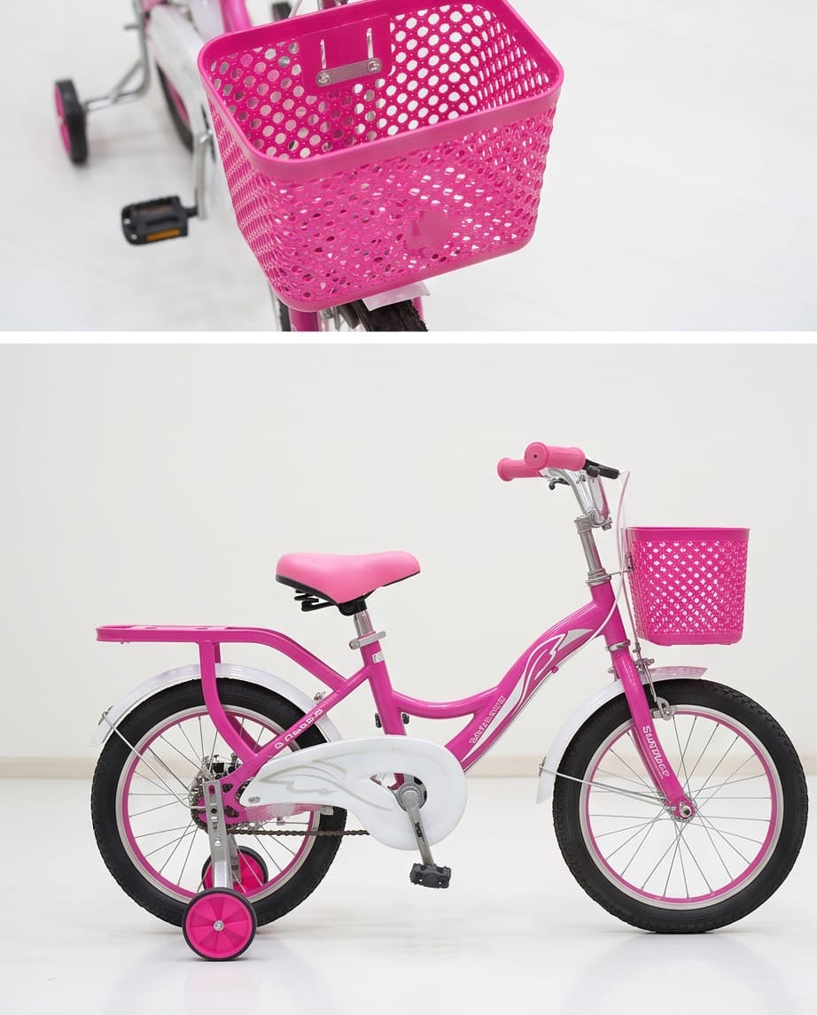 Hot pink bicycle