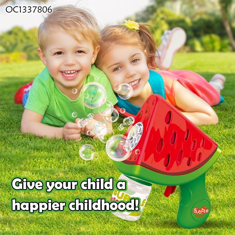 Watermelon bubble machine